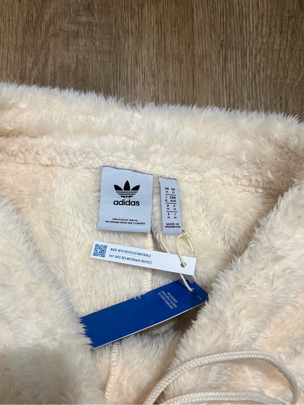 NWT Adidas Fuzzy Joggers - Picture 5 of 8